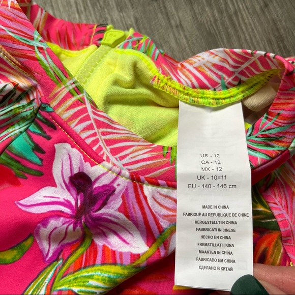 Hobie• Big Girls Long Sleeve Zip Back Bodysuit - Picture 4 of 7